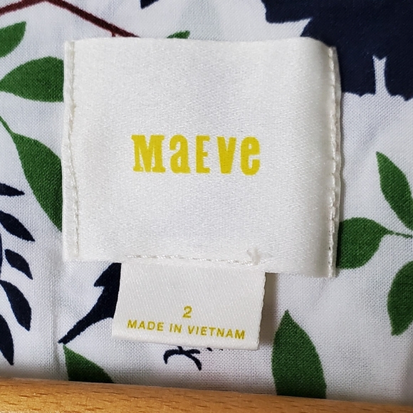 Anthropologie Maeve Owl Print Blouse - Picture 5 of 6